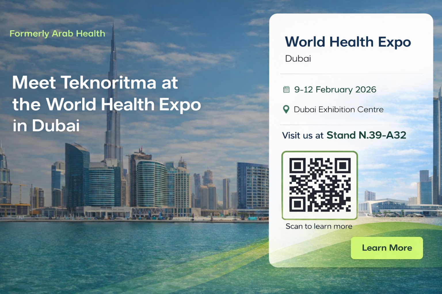 Meet at WHX (Arab Health) in Dubai